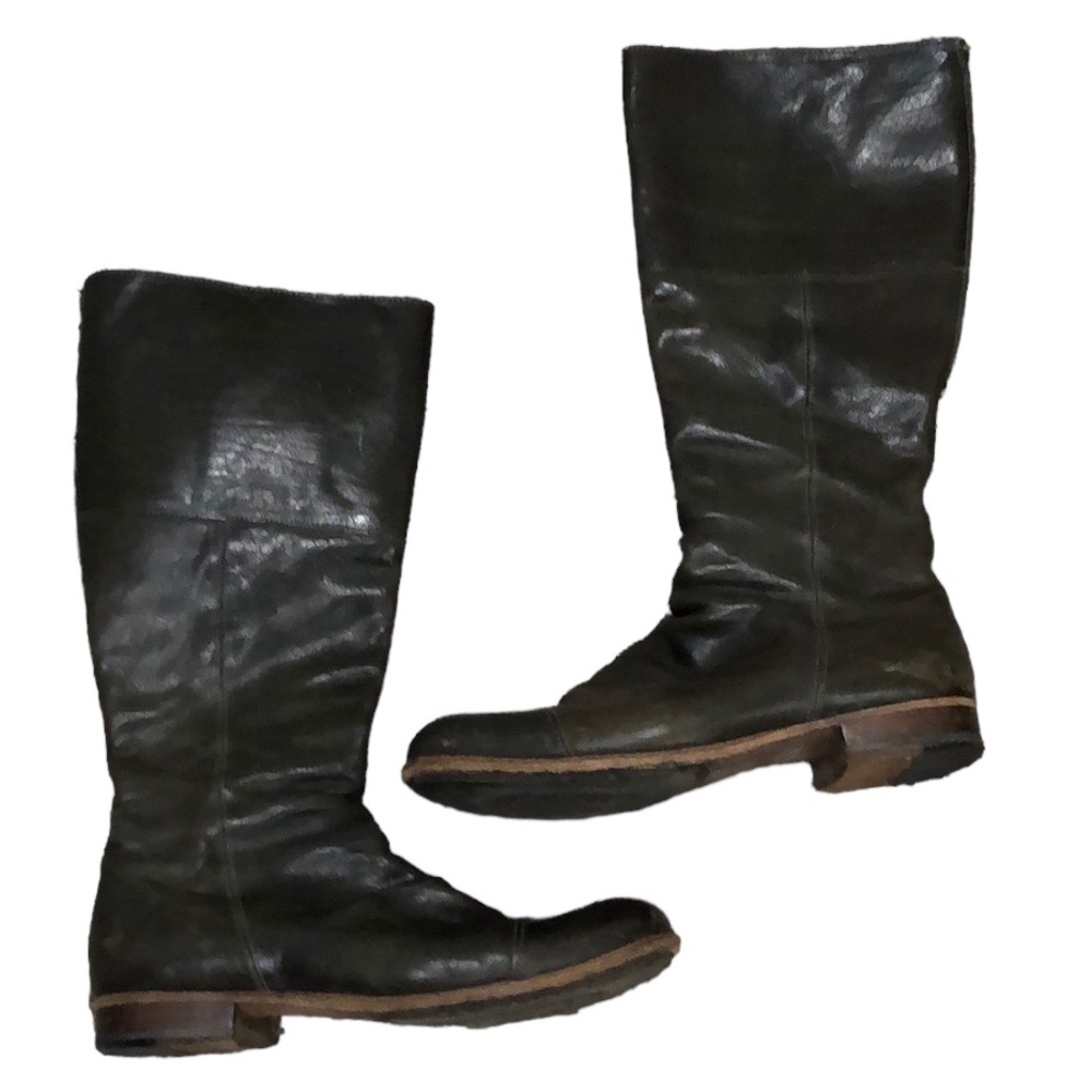 Fiorentini + Baker Boots Size 40 US 10 Dark Brown Leather